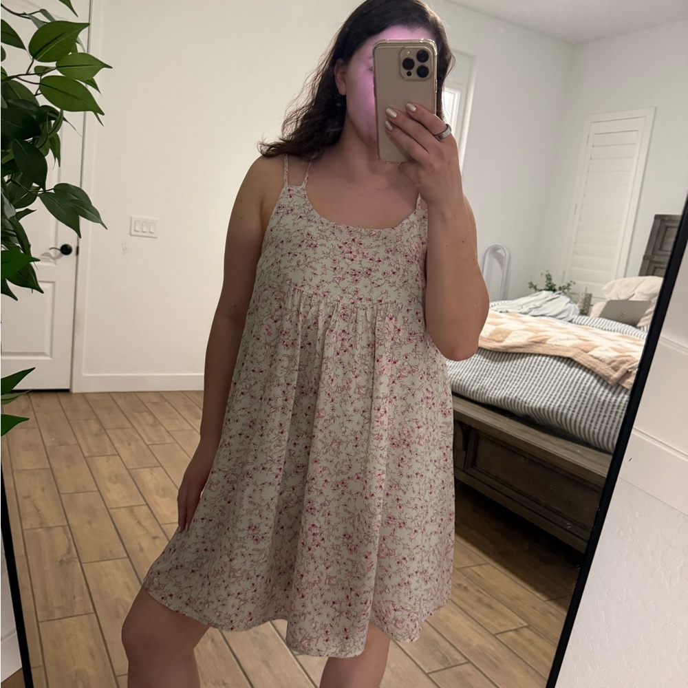 Altar’d state mini floral baby doll dress